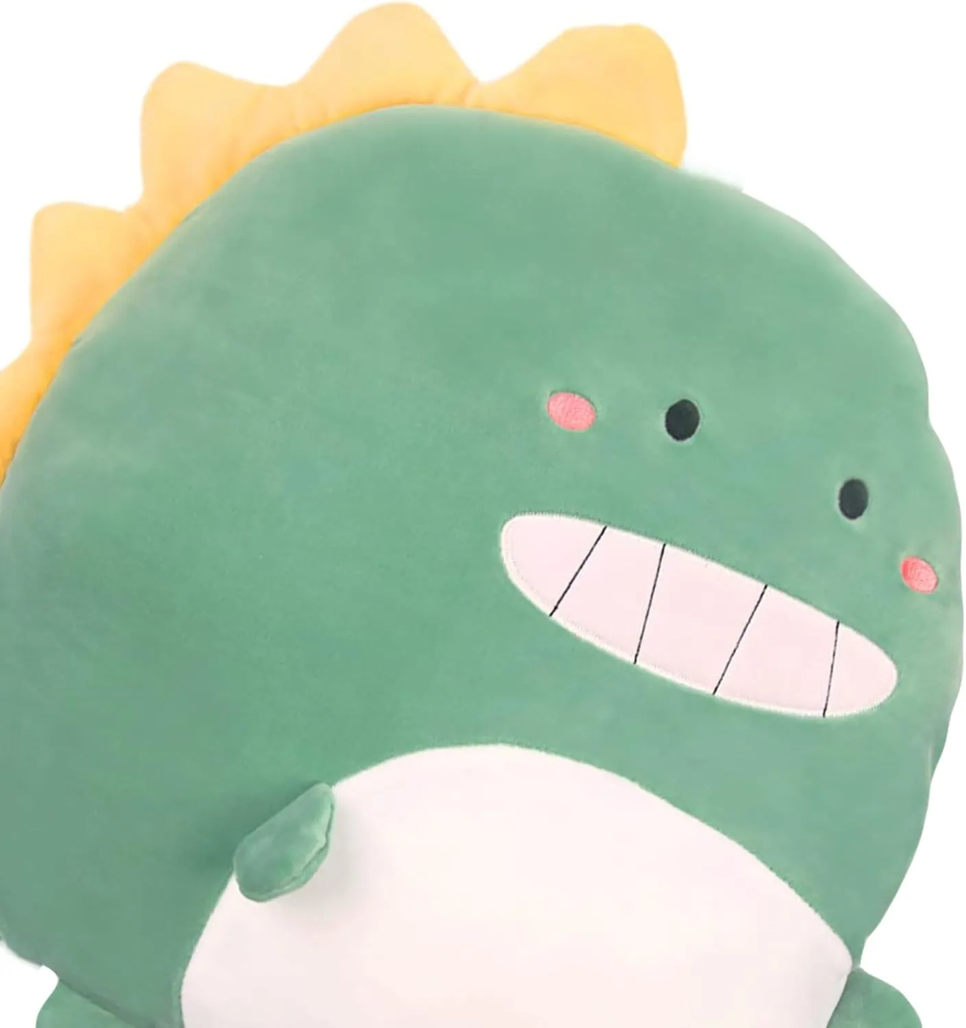 ARELUX 16in Soft Dinosaur Anime Plush Pillow Cute Stuffed Animal Plush Toy Kawaii Plushies Room Decor Christmas Decorations Gifts for Women Kids Birthday/Big Kid