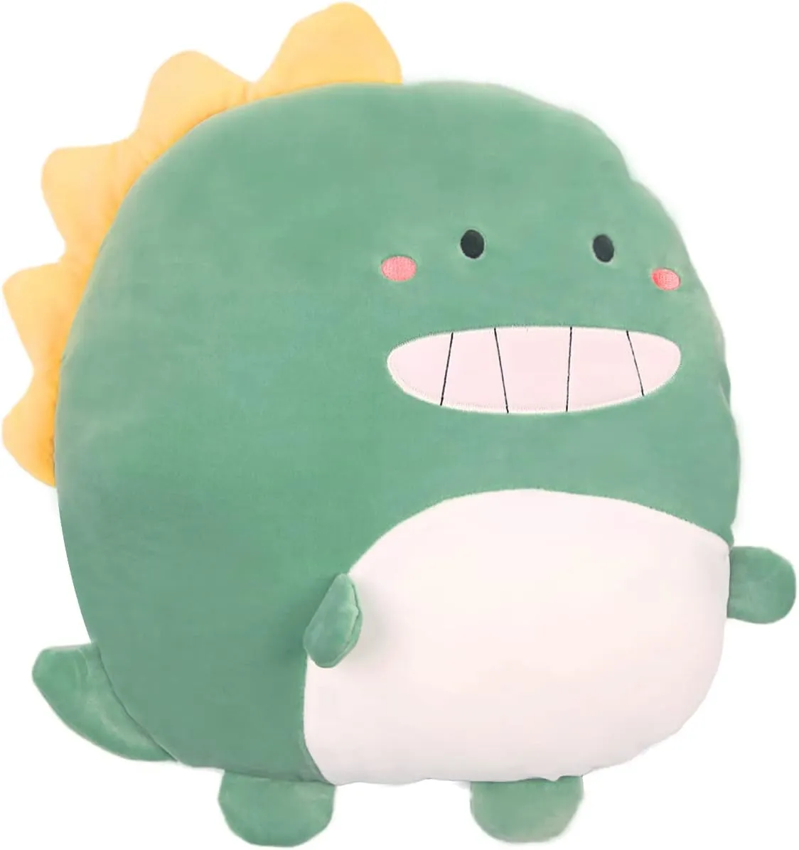 ARELUX 16in Soft Dinosaur Anime Plush Pillow Cute Stuffed Animal Plush Toy Kawaii Plushies Room Decor Christmas Decorations Gifts for Women Kids Birthday/Big Kid