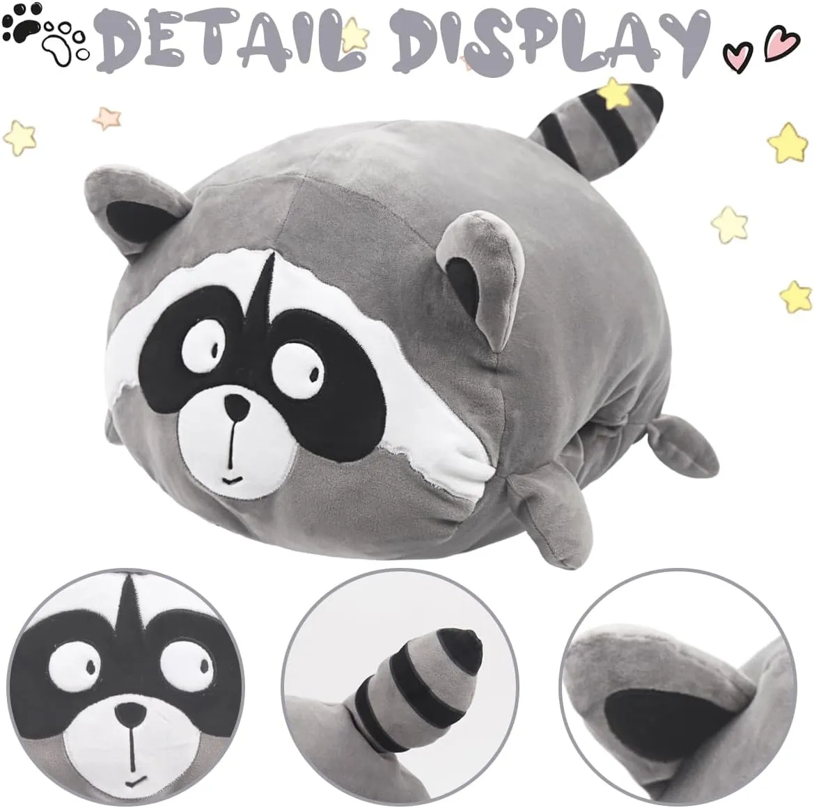 ARELUX Axolotl Plush Pillow Stuffed Animal Snuggly Pillow Cute Plush Toy Snuggle Buddy Axolotl Plushie Kawaii Soft Hugging Pillow for Kids Boys Girls 17.7in