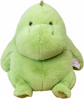 ARELUX Cute Dinosaur Plush Stuffed Animals Pillow:Soft Dino Plushie Toys Fat Hugging Plush Dolls Bedtime Kawaii Sleeping Plushie Home Decor Gifts for Girls Boys Kids Friend Birthday Christmas 13.7in