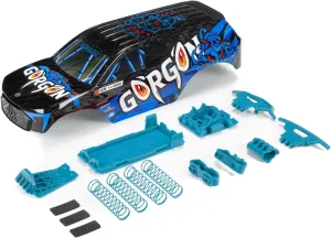 ARRMA Gorgon Painted Decaled Trimmed Body Set (Blue), ARA402355