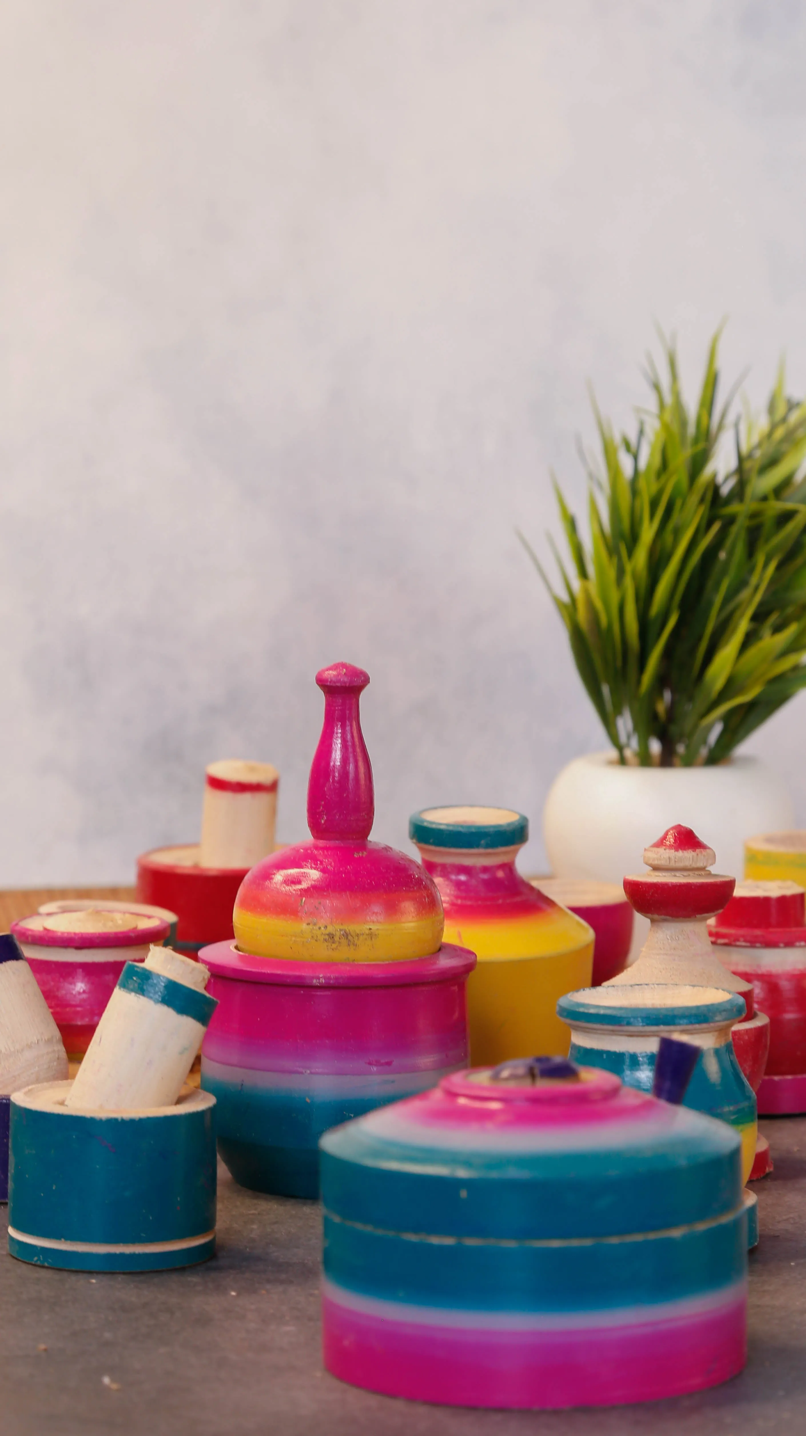 Authentic Colored Kitchen Set
