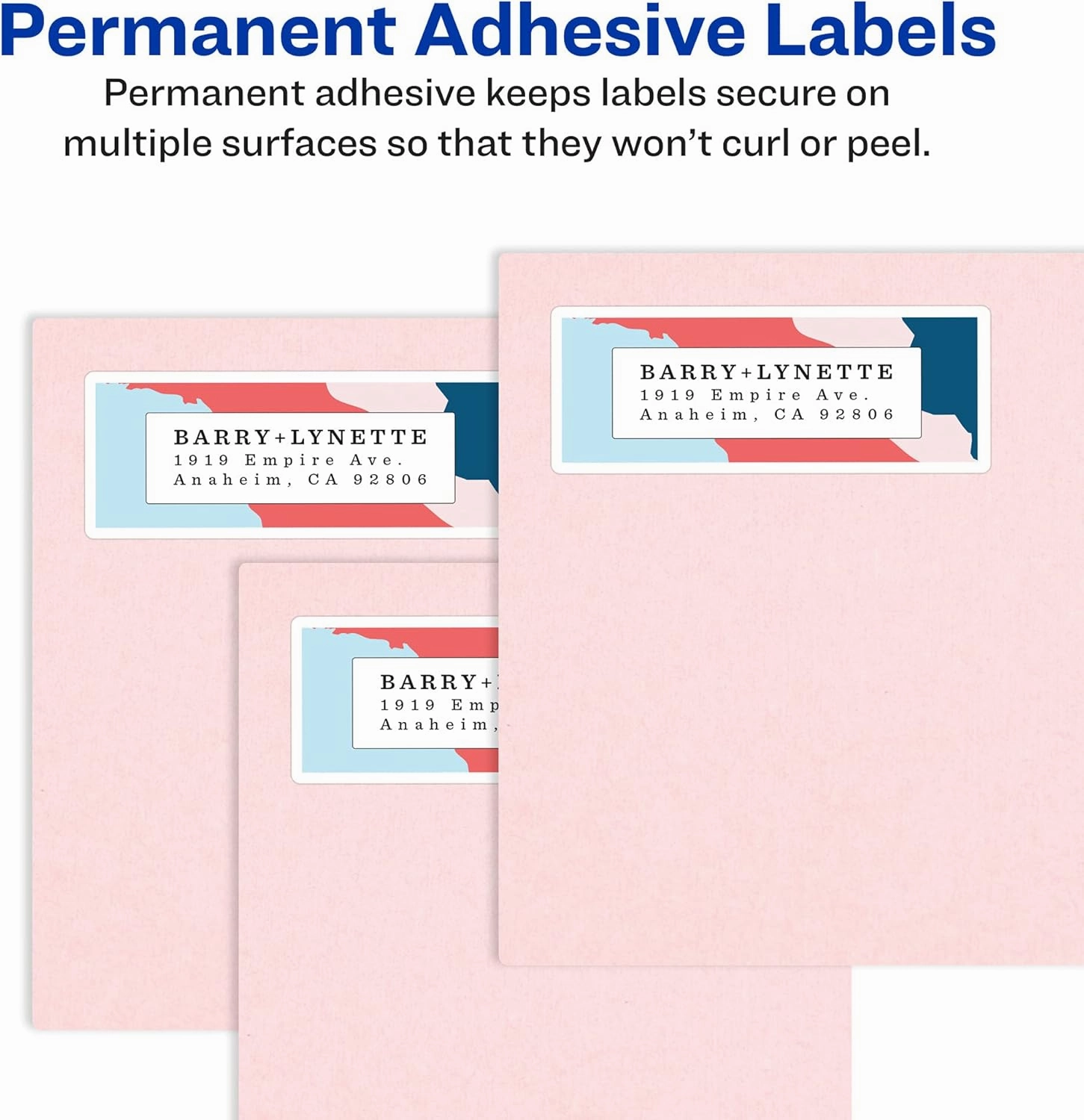 Avery Printable Return Address Labels with Sure Feed, 0.5" x 1.75", White, 8,000 Blank Mailing Labels (05167)