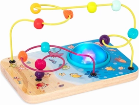 B. toys- A-Mazing Seas- Developmental Toy- Bead Maze – Musical Wire Maze – Sounds & Lights – Toy Maze for Toddlers, Kids – 12 Months  