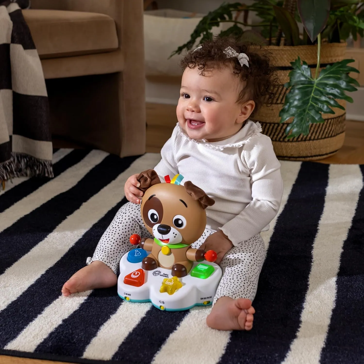 Baby Einstein Drum & Learn Dean Musical Learning Toy, Multisensory, Ages 6 Months and Up