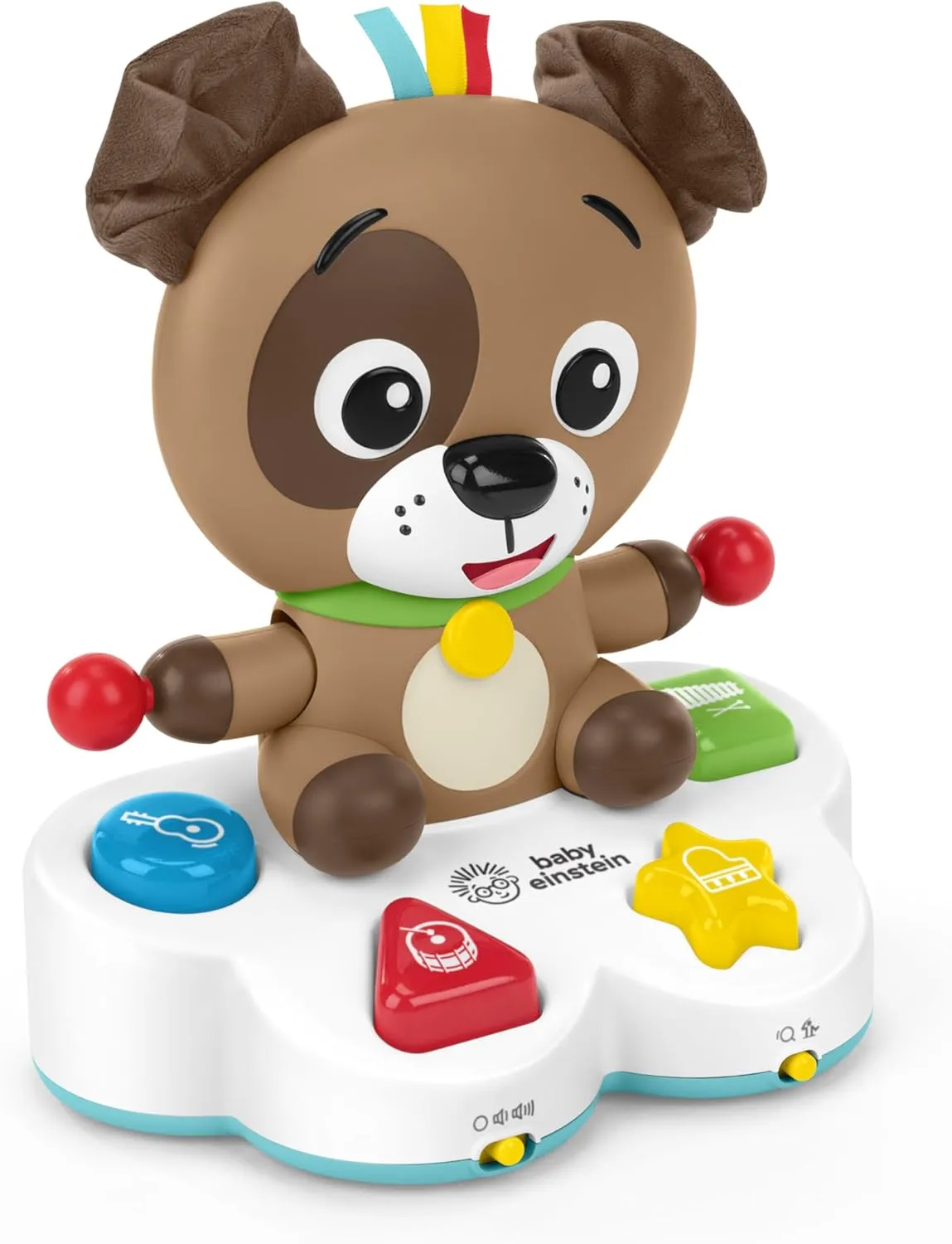 Baby Einstein Drum & Learn Dean Musical Learning Toy, Multisensory, Ages 6 Months and Up