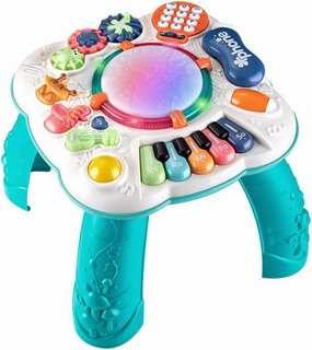 Baby Toys 12-18 Months, Baby Activity Table, Activity Center for 1 2 3 Years Old (Size: 11.8 x 11.8 x 12.2 inches)