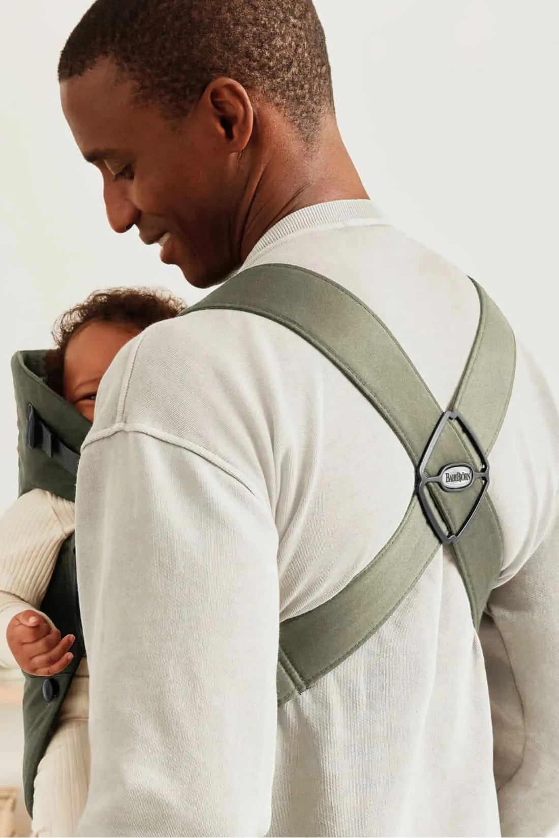 BabyBjörn Baby Carrier Mini - Dark Green, Woven