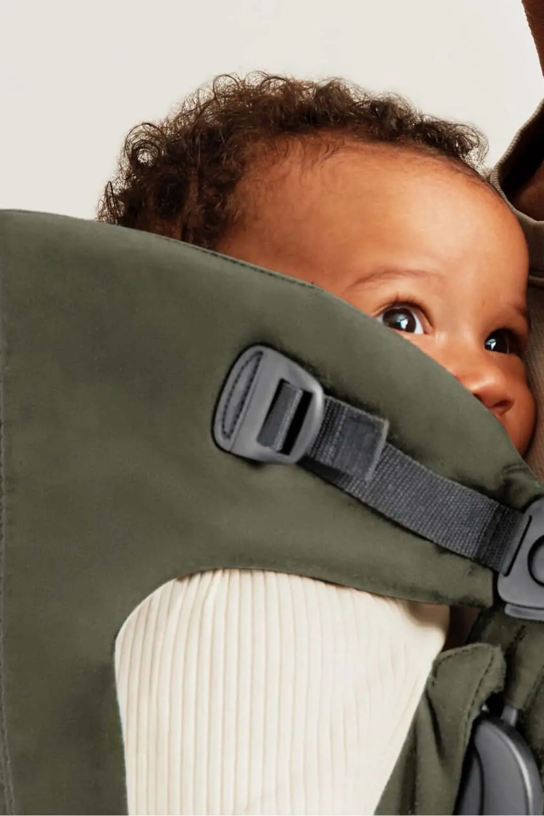 BabyBjörn Baby Carrier Mini - Dark Green, Woven