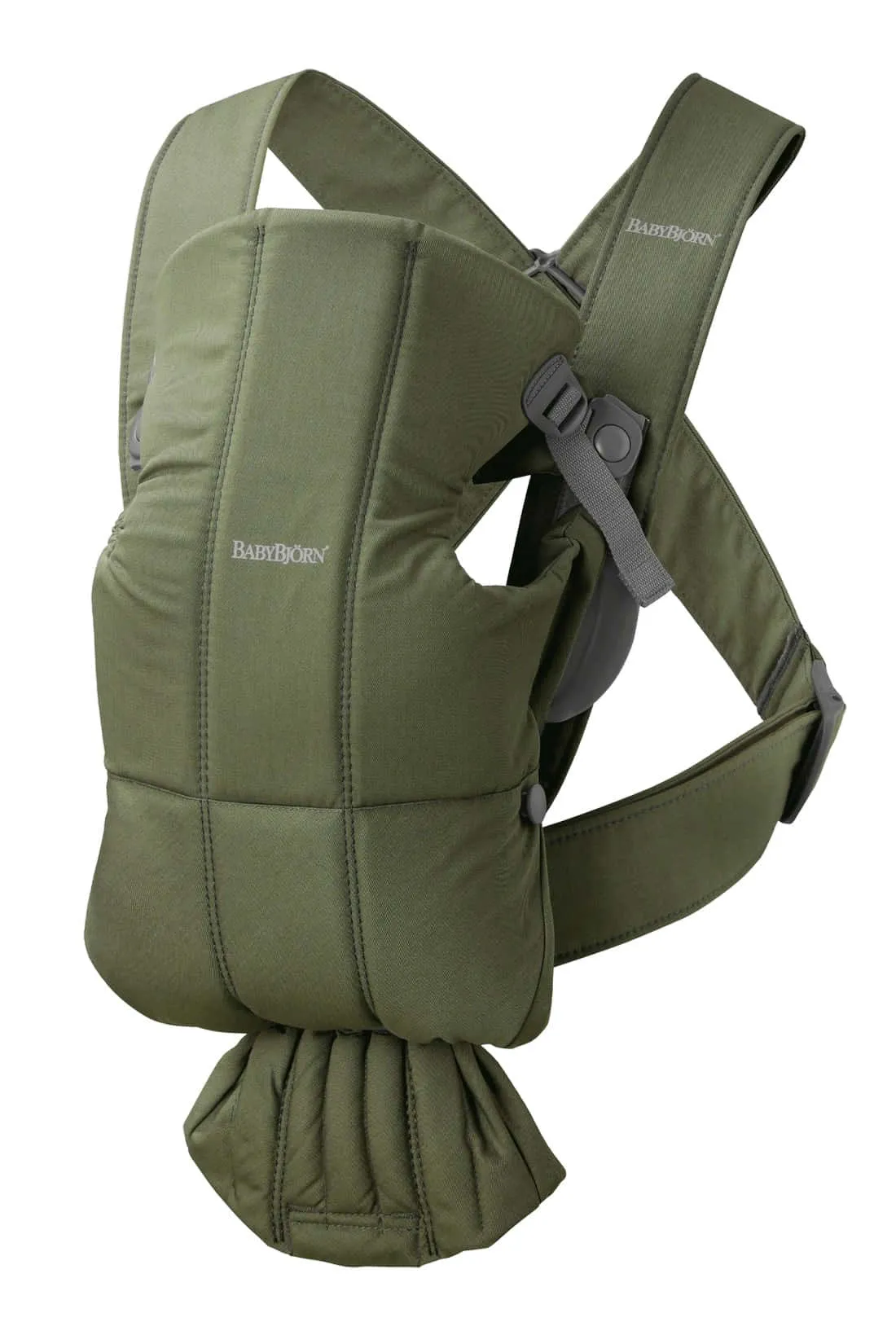 BabyBjörn Baby Carrier Mini - Dark Green, Woven