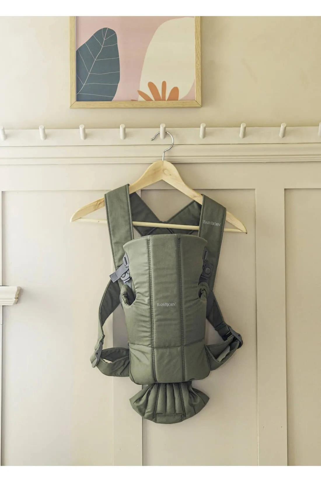 BabyBjörn Baby Carrier Mini - Dark Green, Woven