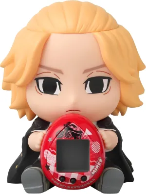 Bandai Tamagotchi Tokyo Revengers Mikey Version with Hugmy Figure | 4 cm Virtual Pet Based on Tokyo Revengers Manga and Anime with Collectable Mikey Hugmy Anime Merch | 90s Kids Toys