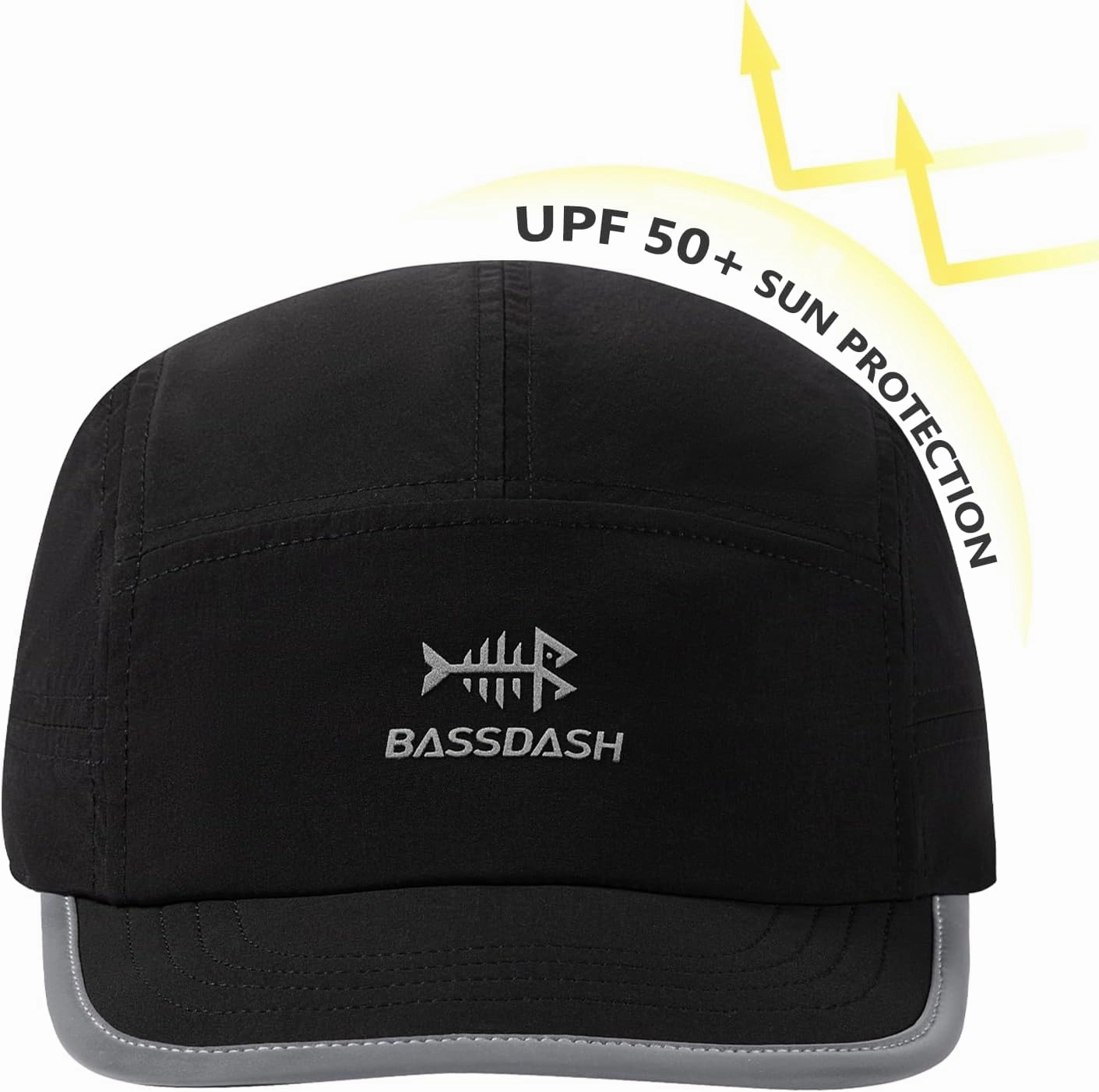 BASSDASH Ultralight UPF 50  Soft Baseball Caps Unstructured Quick Dry Folding Hat Adjustable for Men Woman Outdoor Activities