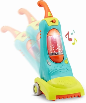 Battat- Toy Vacuum Cleaner – Lights & Sounds Play Vacuum – Musical Vacuum Toy With 2 Songs- Pretend Play Chores & Activities- Clean n' Sing Vacuum- 2 Years  