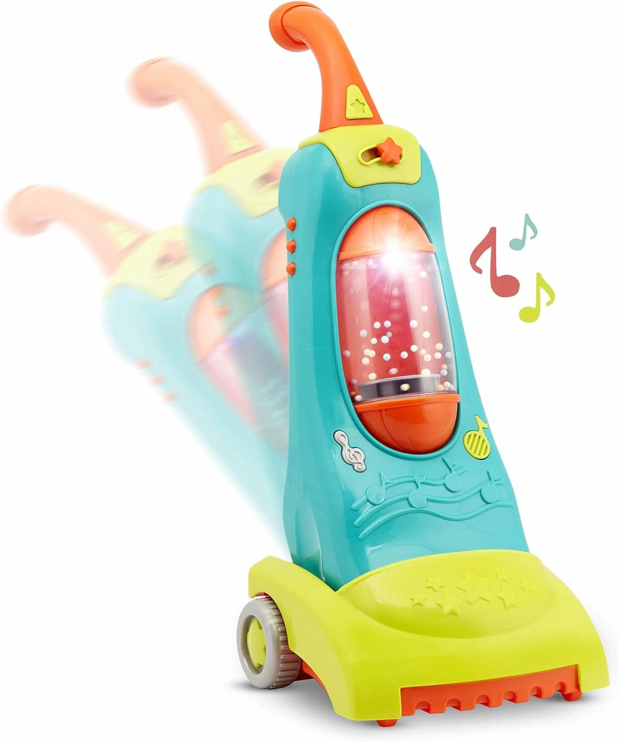 Battat- Toy Vacuum Cleaner – Lights & Sounds Play Vacuum – Musical Vacuum Toy With 2 Songs- Pretend Play Chores & Activities- Clean n' Sing Vacuum- 2 Years  