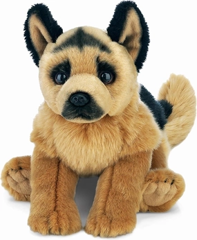 Bearington Chief The German Shepherd Stuffed Animal, 13 Inch Stuffed Dog