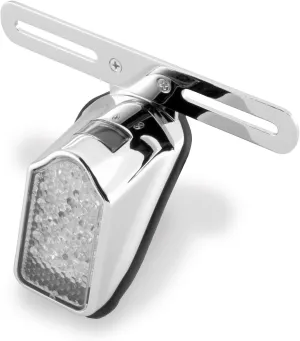 Bikers Choice Mini Tombstone L.E.D. Taillight with License Place Mount - One Size