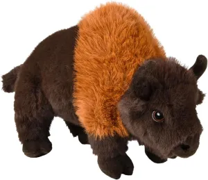 Bison Stuffed Animal - 12 Inch Plush Toy - Soft and Cuddly Stuffed Bison for Kids and Adults - Wild Animal Plush Gift