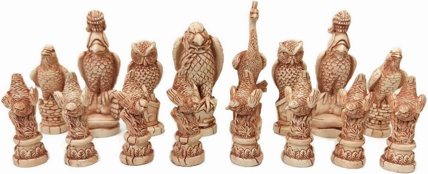BLADERUNNER Bird Chess Set Blade Runner Relica 32 Pieces