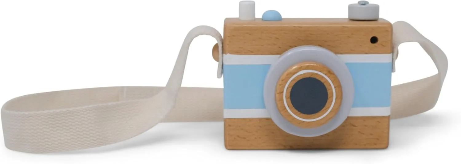 Blue Vintage Camera Music Box by Jack Rabbit Creations- Musical Figurine Plays You are My Sunshine- Lullaby for Bedtime- Encourages Imaginative Play- Birthday for Boys and Girls 1 