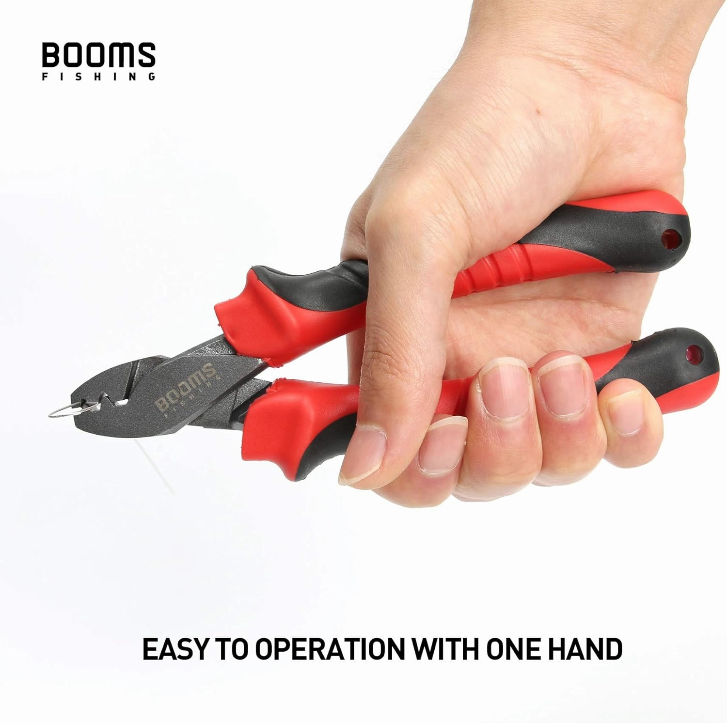 Booms Fishing CP2 Fishing Crimping Tool for Single-Barrel Sleeves, with 300pcs Sleeves