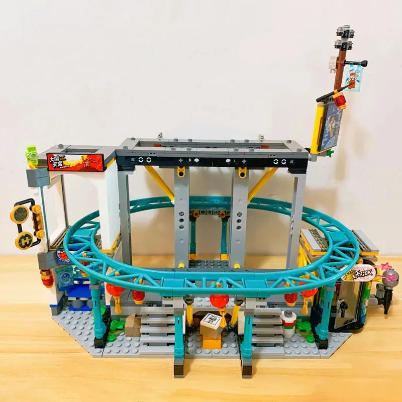 Building Block Monkie Kid The City of Lanterns Bricks Toy
