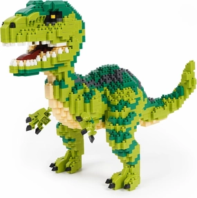 Building Block Dinosaur Model Micro Mini Blocks Dinosaur Building Kit Gifts for Kids and Adult (Velociraptor)