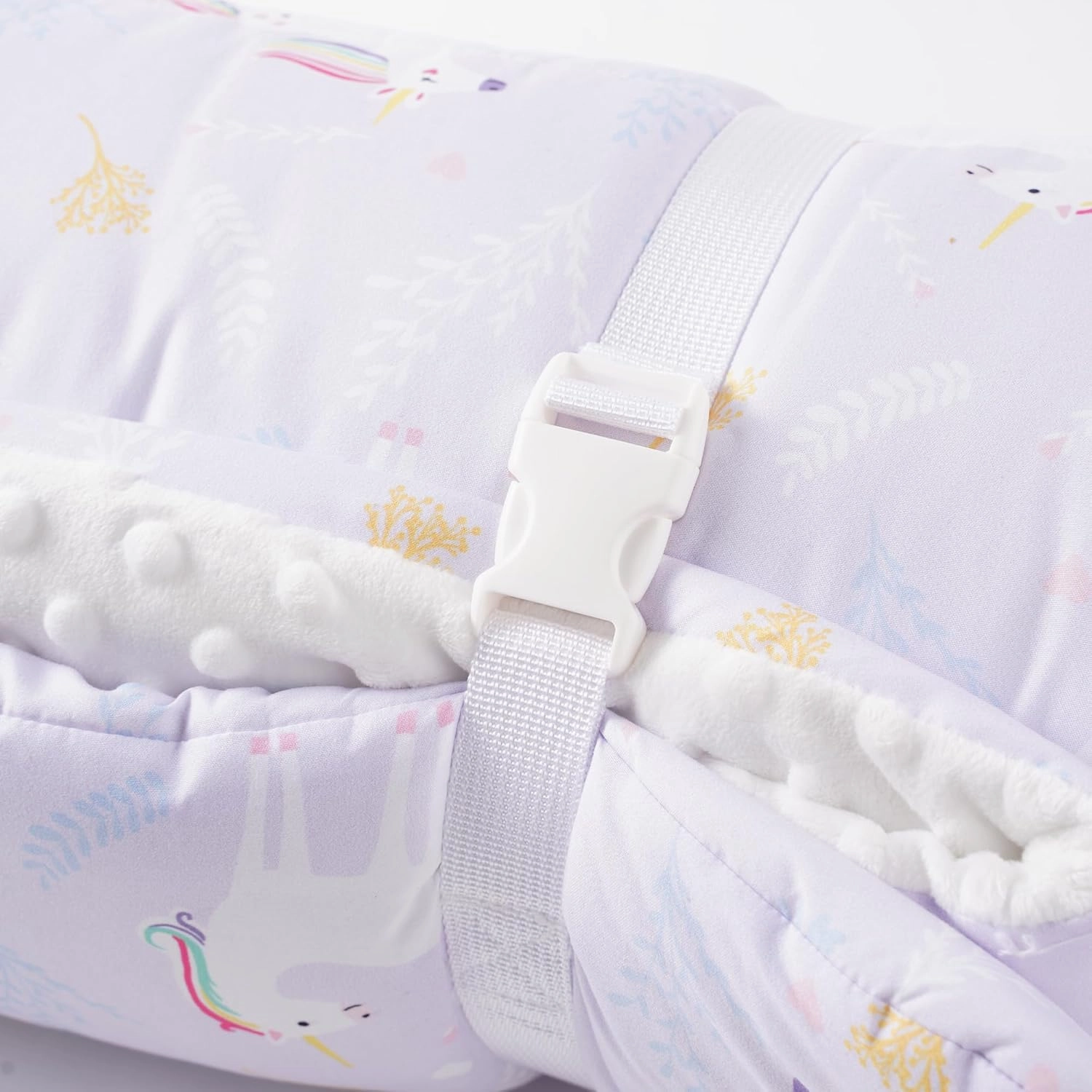 Bunnikins & Clover Toddler Nap Mat with Removable Pillow, Nap Mats for Preschool, Easy Clean Toddler Nap Pad for Kindergarten, Kids Sleeping Bag for Travel Camping