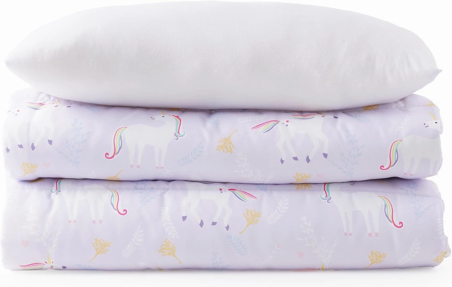Bunnikins & Clover Toddler Nap Mat with Removable Pillow, Nap Mats for Preschool, Easy Clean Toddler Nap Pad for Kindergarten, Kids Sleeping Bag for Travel Camping