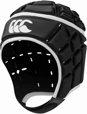 Canterbury Rugby Core Headguard | 360 Coverage | Soft-Edged Chin Strap | Designed Holes Aid Ventilation | Foam Padding