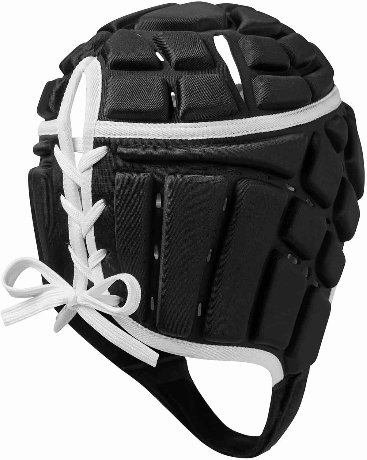 Canterbury Rugby Core Headguard | 360 Coverage | Soft-Edged Chin Strap | Designed Holes Aid Ventilation | Foam Padding