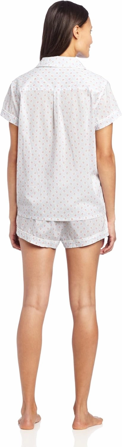 Carole Hochman Women's Classic Woven Boxer Pajama Set