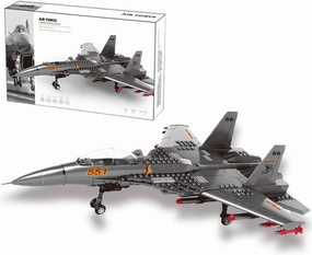 Carrier-Based Aircraft Military Fighter Air Force Building Block Set,WW2 Military Airplanes Model,Aircraft Plane Brick Building Set Toy Gifts for Kids and Adults,285PCS
