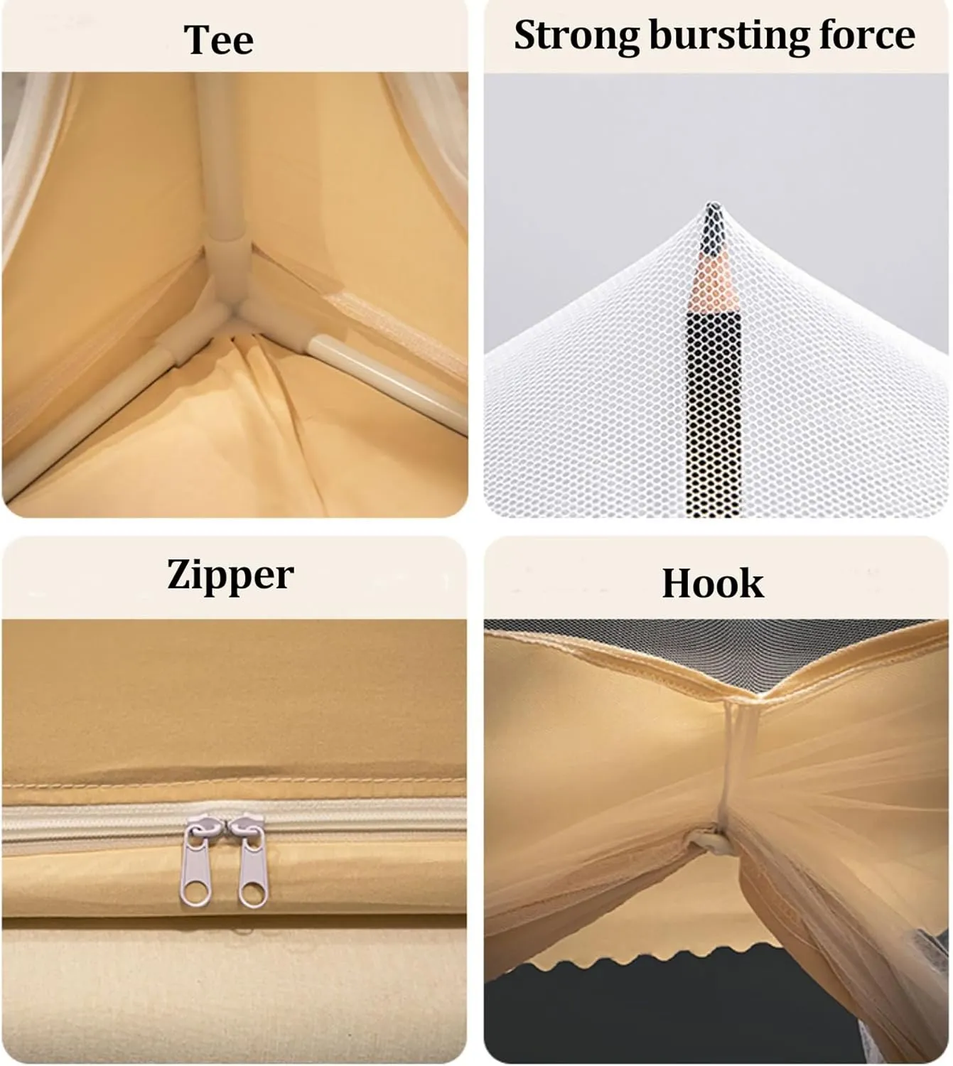 Castle Style Mosquito Netting Bed Frame Canopy Bed Netting Canopy Frame Bed Canopy Curtains Mosquito Net Tent for Bed with Canopy Frame,Bule B,Twin