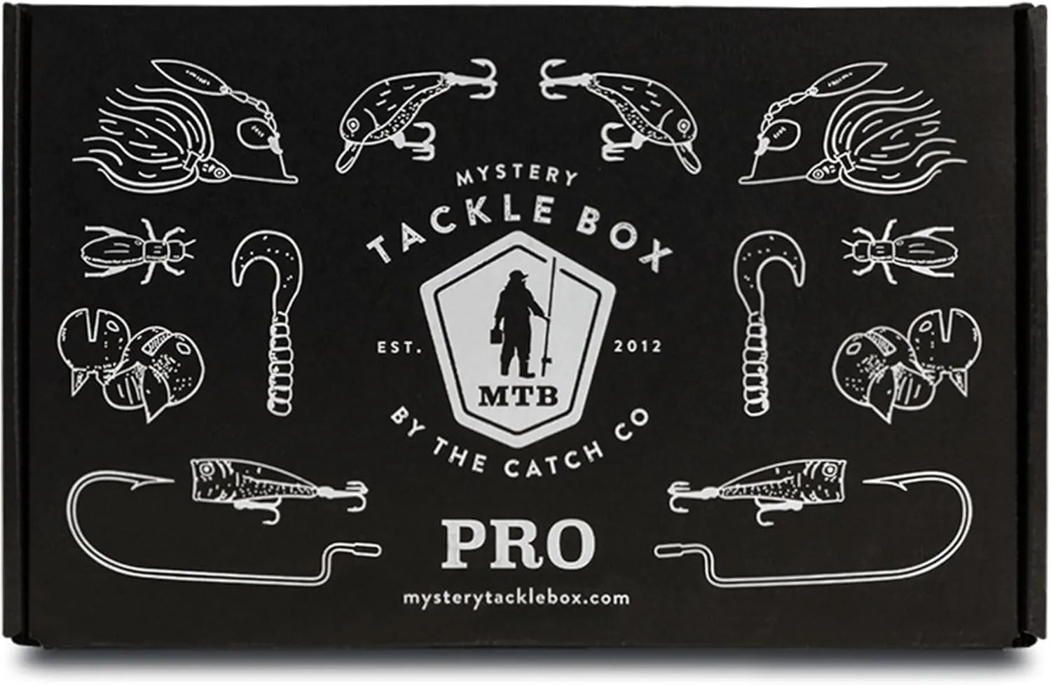 Catch Co Mystery Tackle Box PRO Bass Fishing Kit | Freshwater Largemouth and Smallmouth Bass Lures