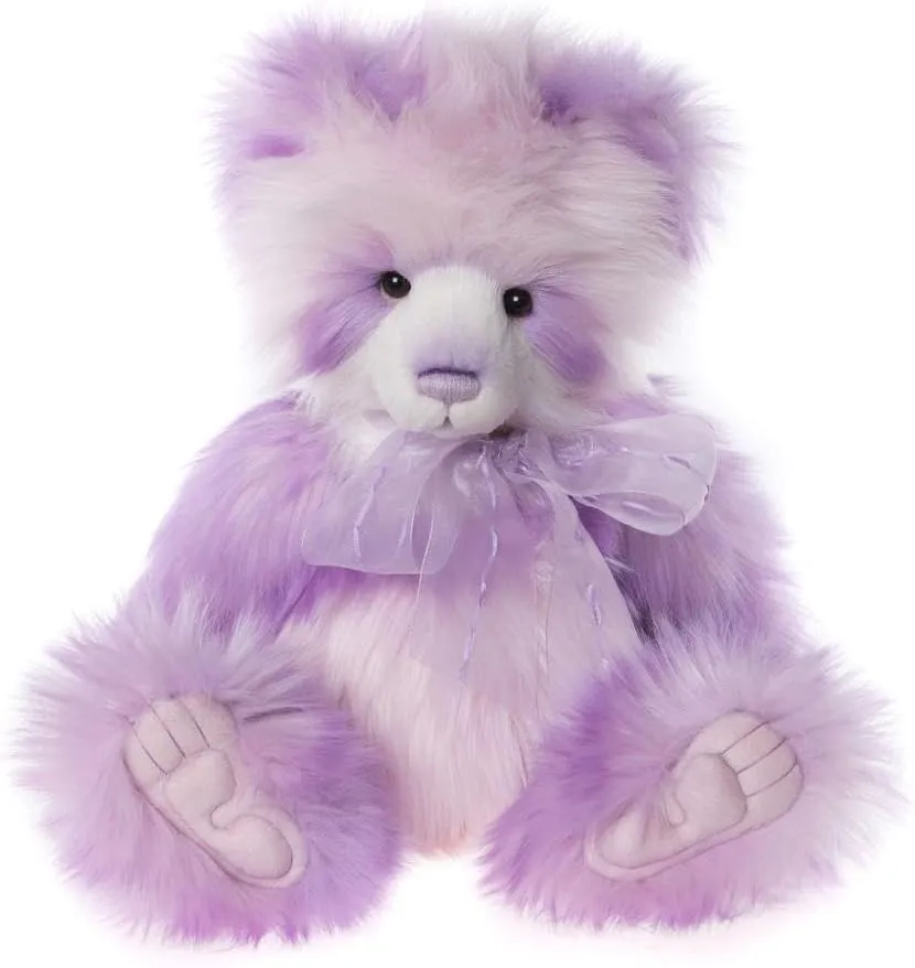 Charlie Bears 2023 Annette Beautiful Pink Plush Panda Teddy Bear Fluffy Collectable Stuffed Toy