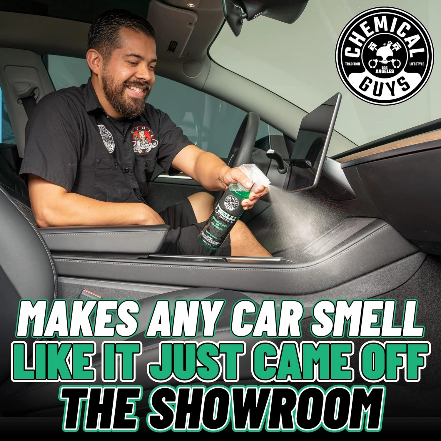 Chemical Guys AIR_301 Best Air Freshener Kit - New Car Scent, Leather Scent & Signature Stripper Scent, (Great for Cars, Trucks, SUVs, RVs & More) (3) 16 fl oz Bottles