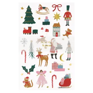 Christmas Doodle Temporary Tattoos