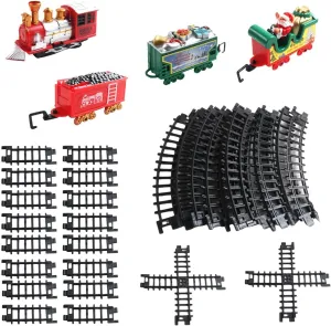 Christmas Train Sets Kids Funny Train Set Around The Tree Xmas Decoration Gift for 3 4 5 6 Year Old