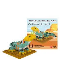 Collared Lizard Mini Building Blocks