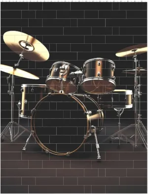 Cool Drum Set Building Block Puzzle Personalized Building Bricks Block Puzzle Building Family Keepsake DIY Brick Block Puzzles Valentine's Day Gifts for Home Decor Brick Puzzle