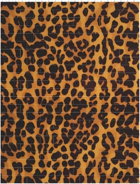 Cool Cheetah Leopard Building Block Puzzle Personalized Building Bricks for Adults Block Puzzle Building DIY Brick Block Puzzles Valentine's Day Gifts for Home Decor Brick Puzzle