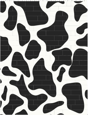 Cow Spot Building Block Puzzle Personalized Building Bricks Block Puzzle Building Family Keepsake DIY Brick Block Puzzles Valentine's Day Gifts for Home Decor Brick Puzzle