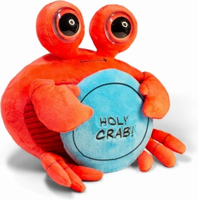 Crab Plushie - Holy Crab! Sassy Crab Plush, Gift for Animal Lovers, Cute Plush Toy for Gifting