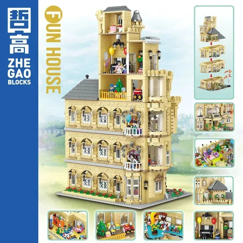 Creator Experts MOC Fun House MINI Bricks Toys 01006