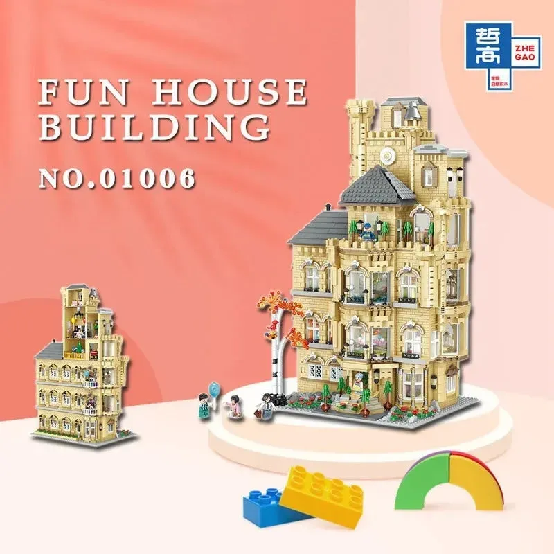 Creator Experts MOC Fun House MINI Bricks Toys 01006