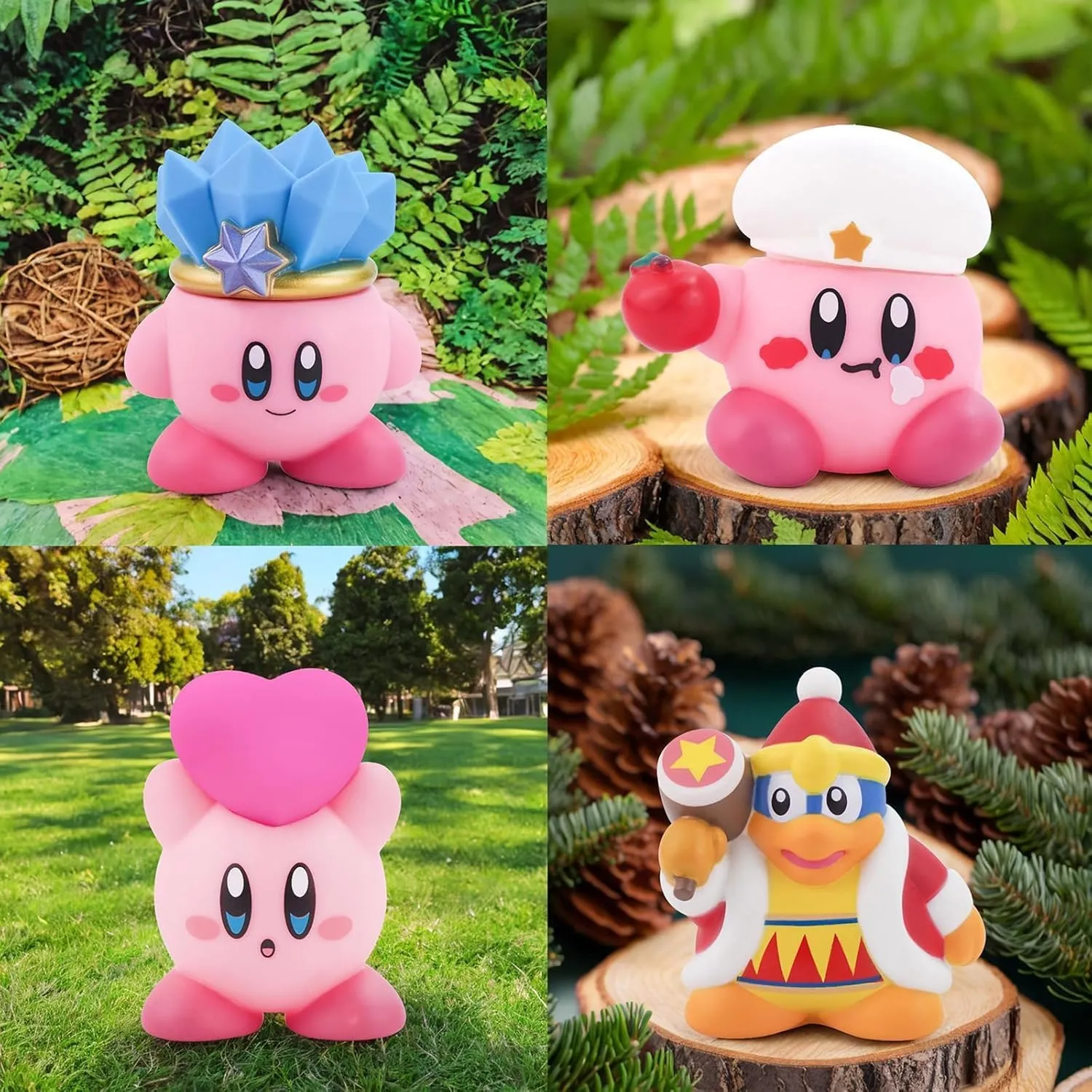 Cute Catoon Figures Set Mystery Box, Battle Series Kawaii Catoon Blind Boxes Random Design Action Figures Home Decor Collectible Toys Birthday GIF(8PCS)