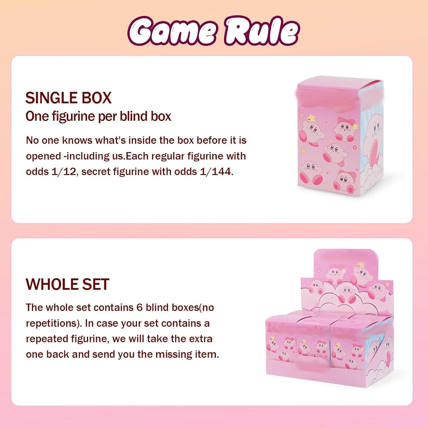 Cute Catoon Figures Set Mystery Box, Battle Series Kawaii Catoon Blind Boxes Random Design Action Figures Home Decor Collectible Toys Birthday GIF(8PCS)