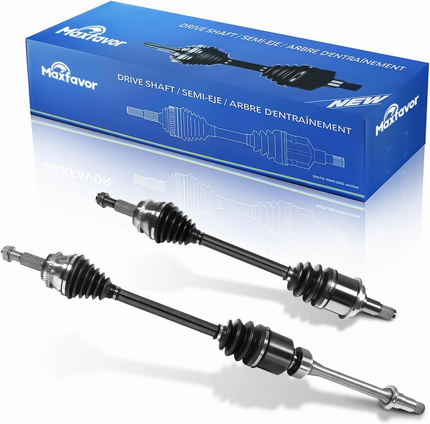 CV Axle Front Replacement for Toyota Sienna CE LE XLE Limited 3.5L 3.3L FWD 2004 2005 2006 2007 2008 2009 2010, Left Right Driver Passenger Side CV Joint Shaft Assembly Pair Set of 2