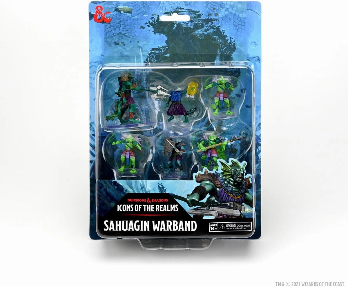 D&D Icons of the Realms: Sahuagin Warband | WizKids Miniatures